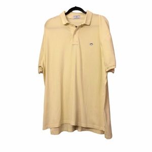 Southern Tide Skipjack Pale Yellow Polo Mens XXL